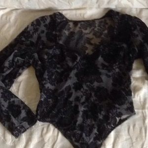 Lace body suit- bra detail